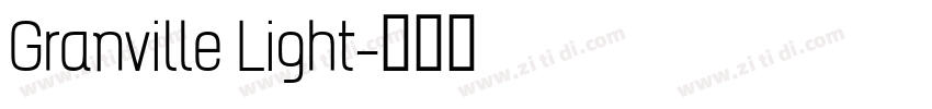 Granville Light字体转换
